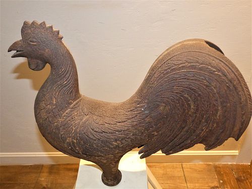 19TH C. ROOSTER WEATHERVANE