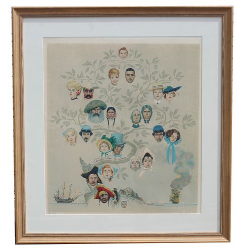 Norman Rockwell "Family Tree"