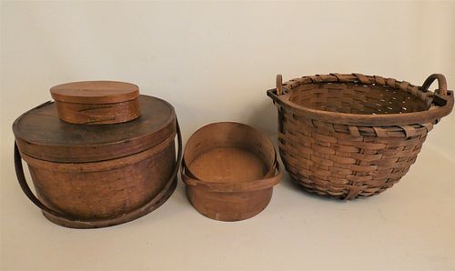 COUNTRY BASKET & BOXES LOT