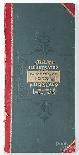 Adams' Illustrated Panorama of History, hardback book, 1871, A. H. Walker Publishers