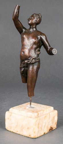 Neoclassical Bronze Allegorical Female Figure