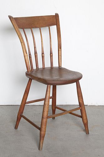 American, Spindle Back Chair, 19th Century