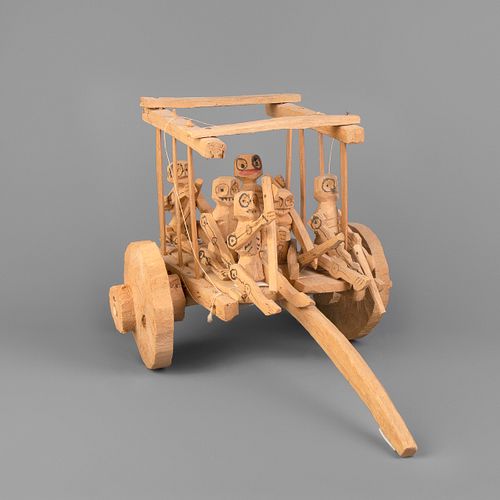 New Mexico, Carreta De Muerte (Death Cart) with Six Skeletons
