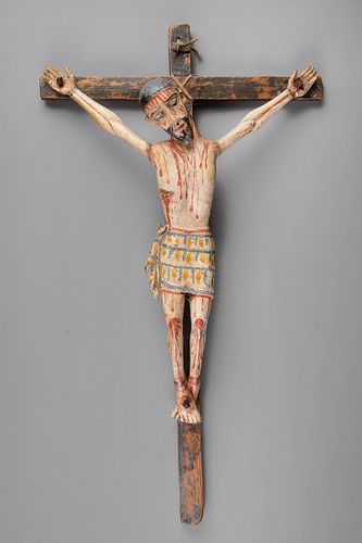 Attributed to Pedro Antonio Fresquís, Cristo Crucificado, ca. 1800