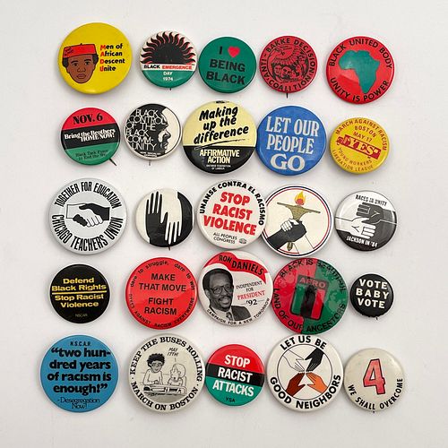 60 Anti Racism Black Activism Buttons