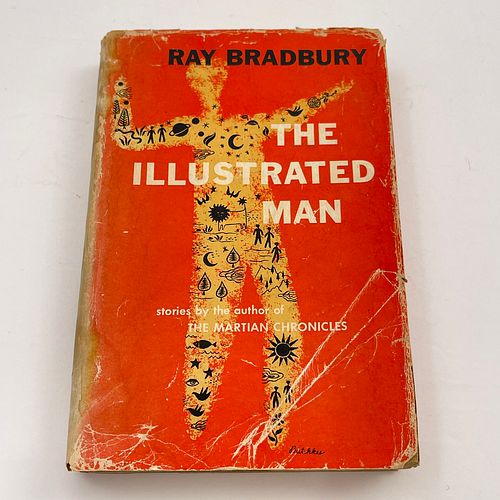 Signed Ray Bradbury Illustrated Man Book