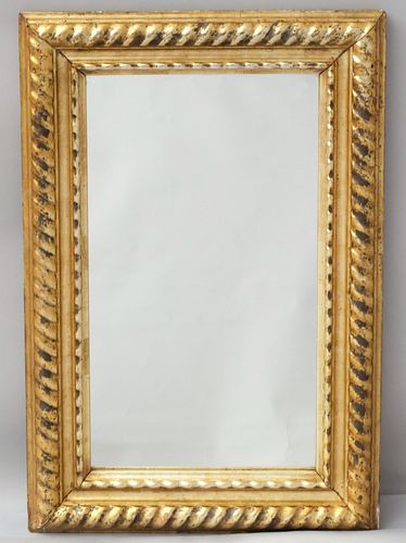 French Louis Philippe Gilt Ripple Mirror