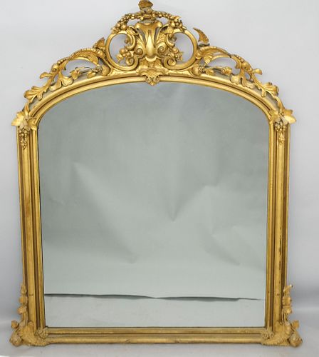 Monumental American Baroque Revival Mirror