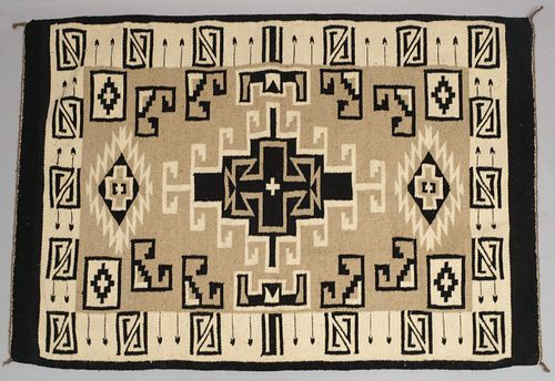 Navajo Crystal Pattern Weaving / Rug