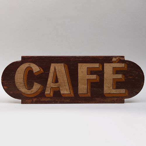 American Painted CafÃ© Trade Sign
