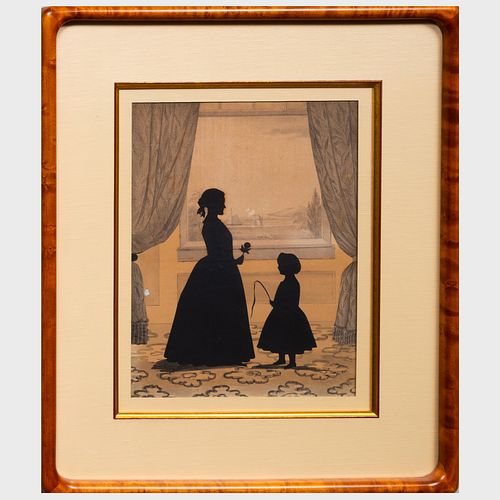 American School: Two Figures in an Interior