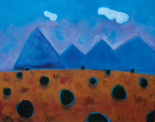 Philip Barter - "Hacheta (sic) Mts, NM" 2001