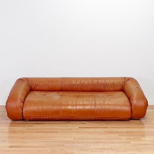 Alessandro Becchi "Anfibio" leather sofa