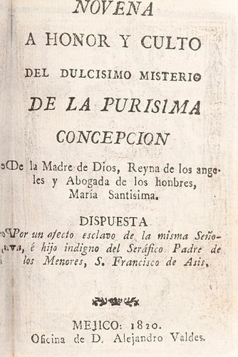 Miscelánea de Misales. México, 1775, 1776, 1782, 1786, 1804, 1809, 1819-1821. 12 misales en 1 volumen. Ocho grabados.