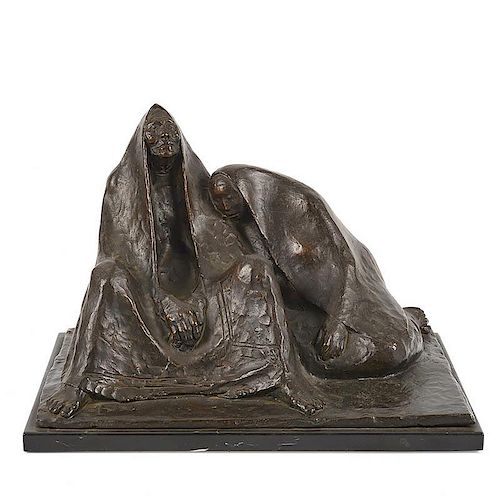 Francisco Zuniga, bronze sculpture