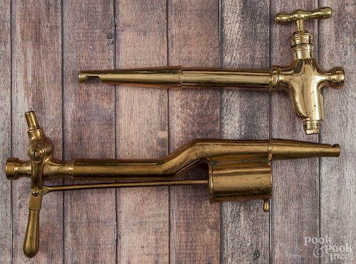 Cleveland Mfg. Co. brass beer tap, 19th c.