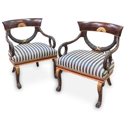 Pair of Italian Carved Chairs
