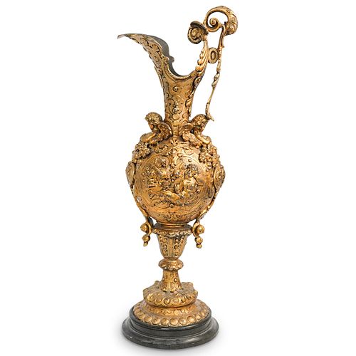 Antique Napoleon III Period Bronze Ewer
