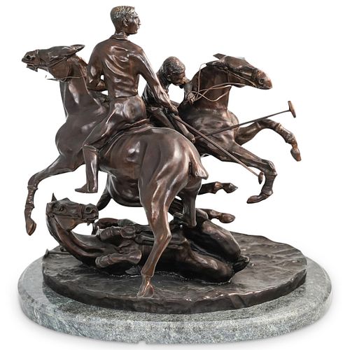Frederic Remington "Polo" Bronze Sculpture