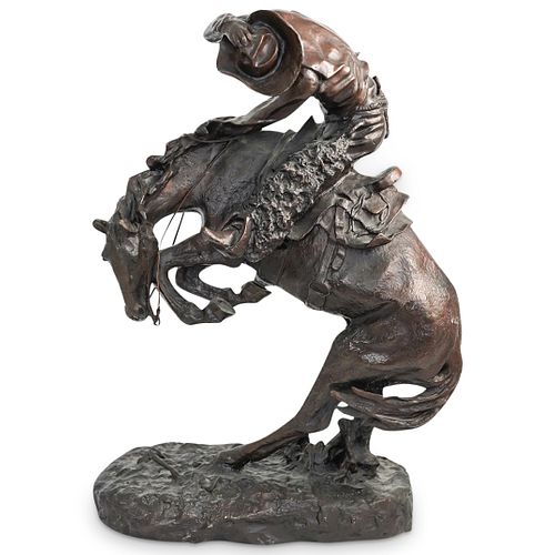 Frederic Remington "The Rattlesnake" Bronze Sculpture