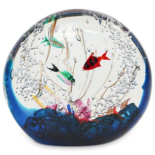 Costantini Murano Glass Fish Bowl