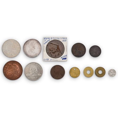 (12Pc) World Coin Collection