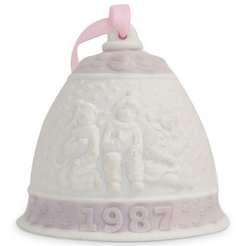 Lladro Biscuit Porcelain Bell Ornaments