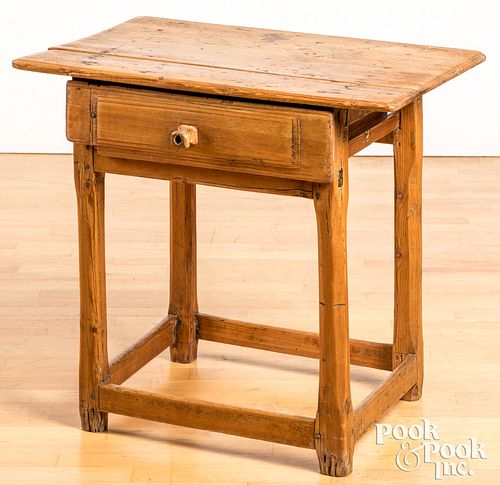 Scandinavian pine work table, 19th c.