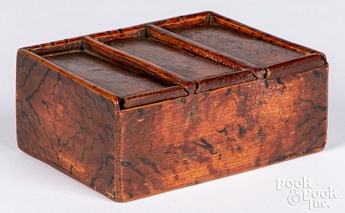 Scandinavian painted box, 19th c.
