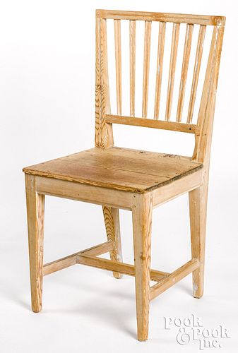 Scandinavian painted pine side chair, 19th c.