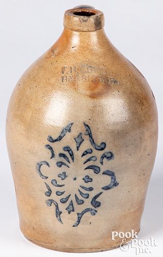 Pennsylvania stoneware jug, 19th c.