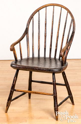 Bowback Windsor armchair, ca. 1820