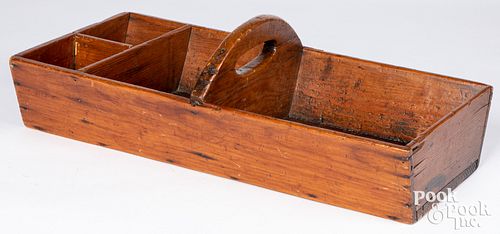 Pine tool carrier, 19th c.