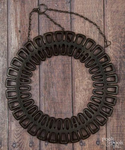Cast iron country store hanging rack, ca. 1900
