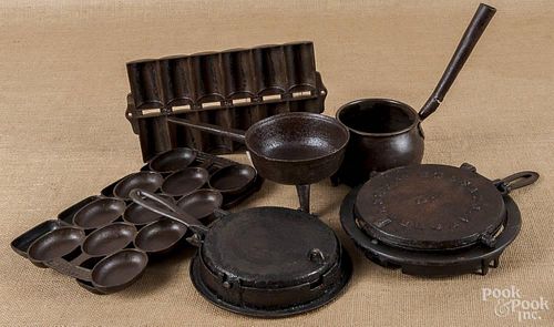 Group of cast iron cookware, 19th/20th c.
