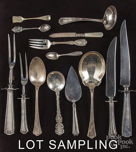 Miscellaneous sterling silver flatware, 48.75 ozt.