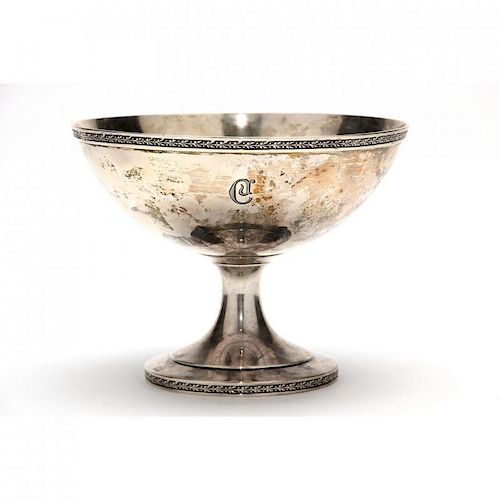 19th Century American Sterling Silver Pedestal Bowl