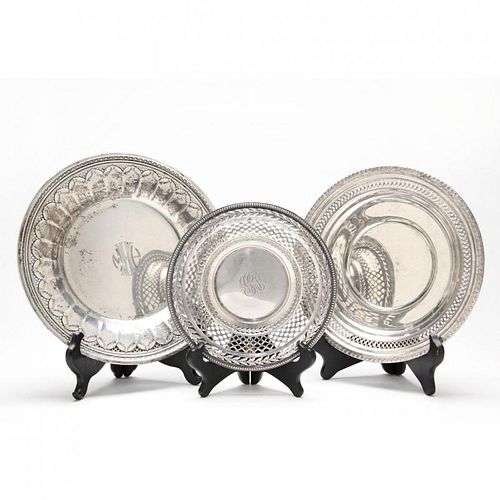 Three American Sterling Silver Serving Dishes
