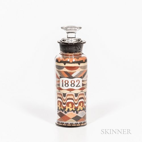 Andrew Clemens "1882" Sand Bottle