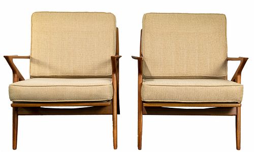 (Attributed to) Poul Jensen for Selig 'Z' Chairs