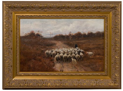 Burt L. Roys (American, 1858-1938) Oil on Canvas