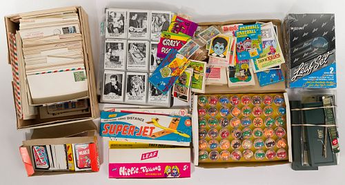 Trading Card and Stamp Assortment