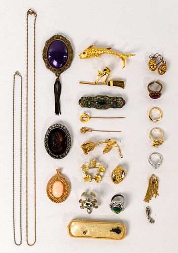 10k Gold and Costume Jewelry Assortment