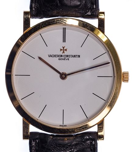 Vacheron Constantin 18k Yellow Gold Case Wrist Watch