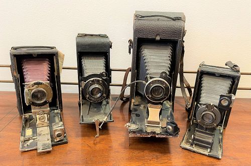 Collection 4 Antique Cameras