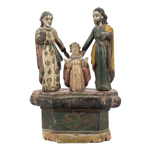 Spanish Colonial Carved Figures