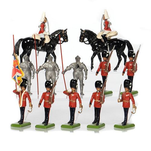 Collection of W. Britain Panted Metal Soldiers