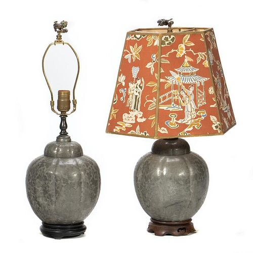 Pair Asian Style Table Lamps