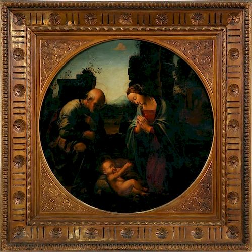 manner of Sandro Botticelli (Italian, ca. 1445-1510), The Holy Family