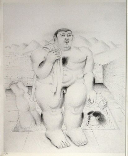 Fernando Botero (After) - Untitled From "Dessins et